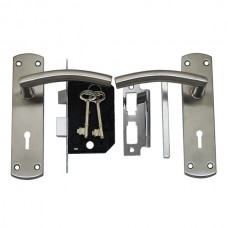 Yale L314 Lever Mortise Lock Set Satin Stainless Steel